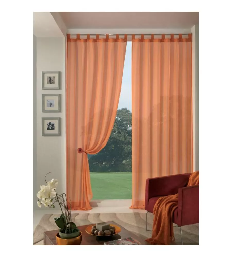 Tenda da interno boucle arancio 140x290